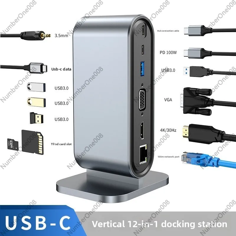 Docking Station Usb C - Docking Station USB Verticale a 12