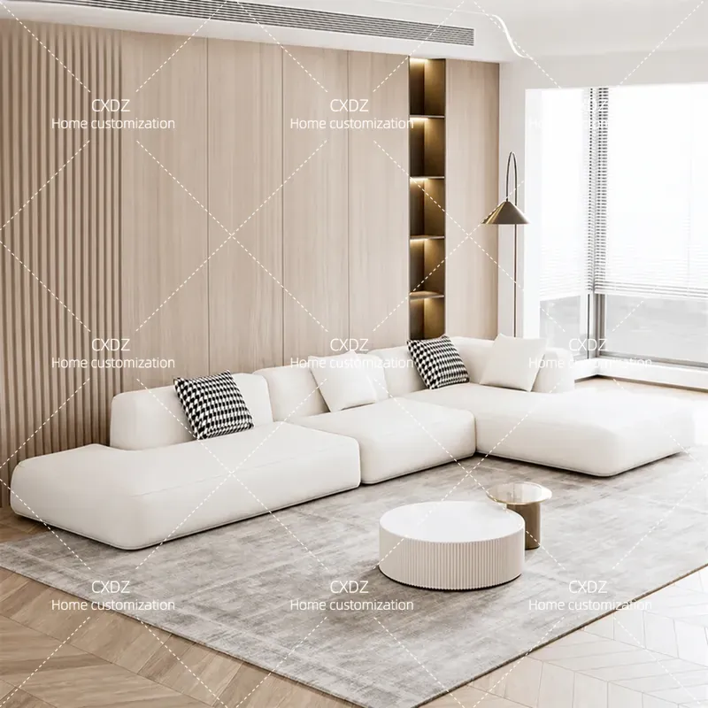 Tech Office Reception - Divano Angolare a L Moderno Minimalista