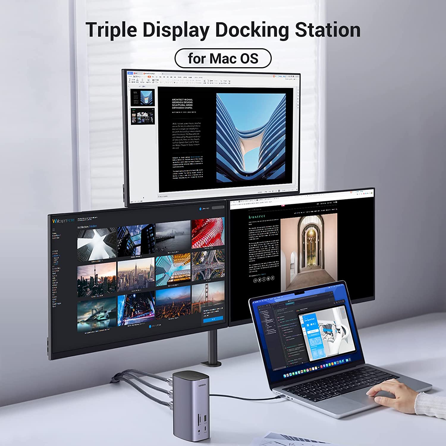 Docking station UGREEN Display - Docking Station Usb C recensione e prezzo