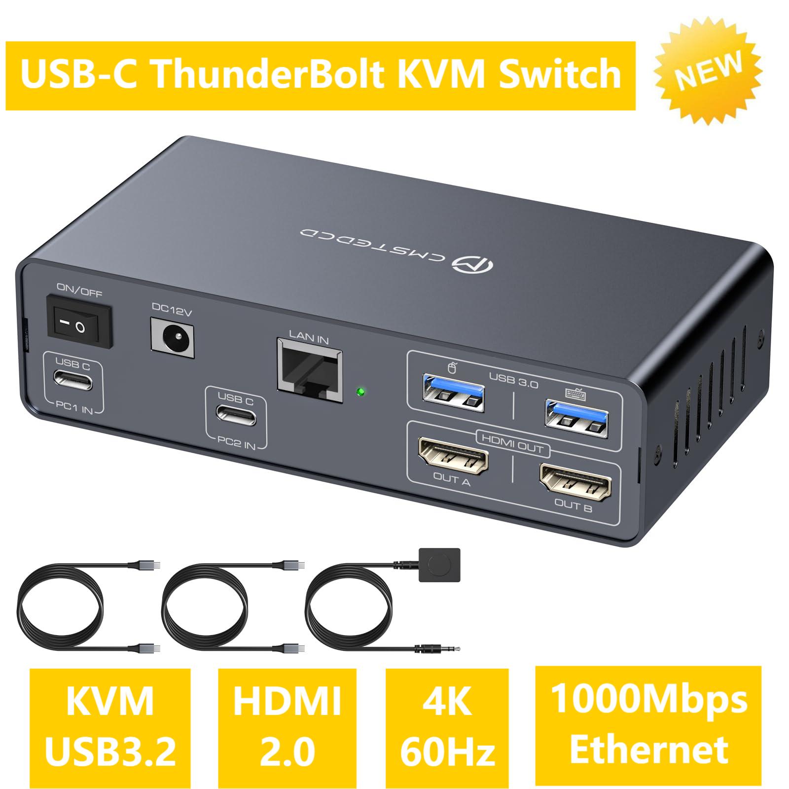 Switch KVM USB C 2 monitor 2 c - Docking Station Usb C recensione e prezzo